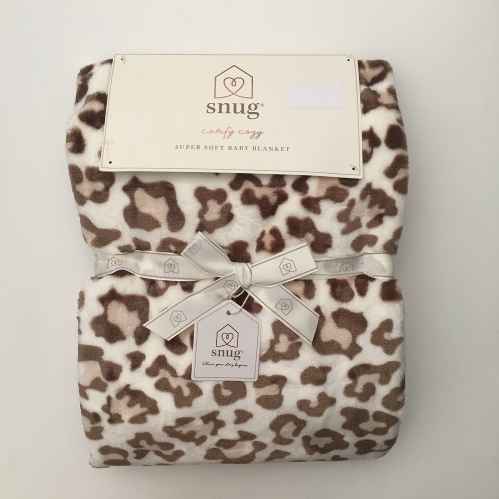 NEW Comfy Cozy Super Soft Baby Blanket Animal Print Baby Gift | Snug